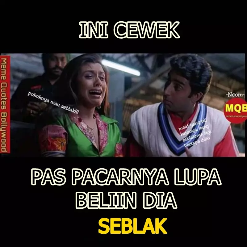 meme minta seblak © Berbagai Sumber