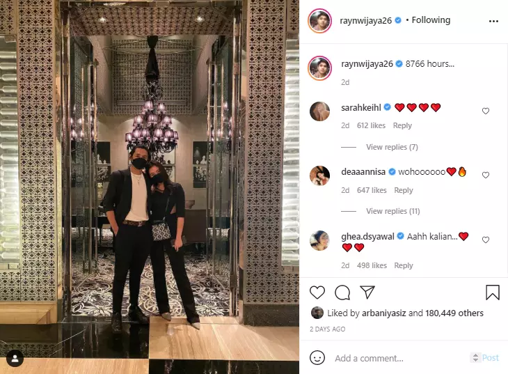 Ranty Maria & Rayn Wijaya sudah pacaran 1 tahun Instagram Ranty Maria & Rayn Wijaya sudah pacaran 1 tahun Instagram