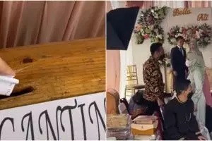 Viral, pria ini minta kembalian dari amplop sumbangan saat kondangan