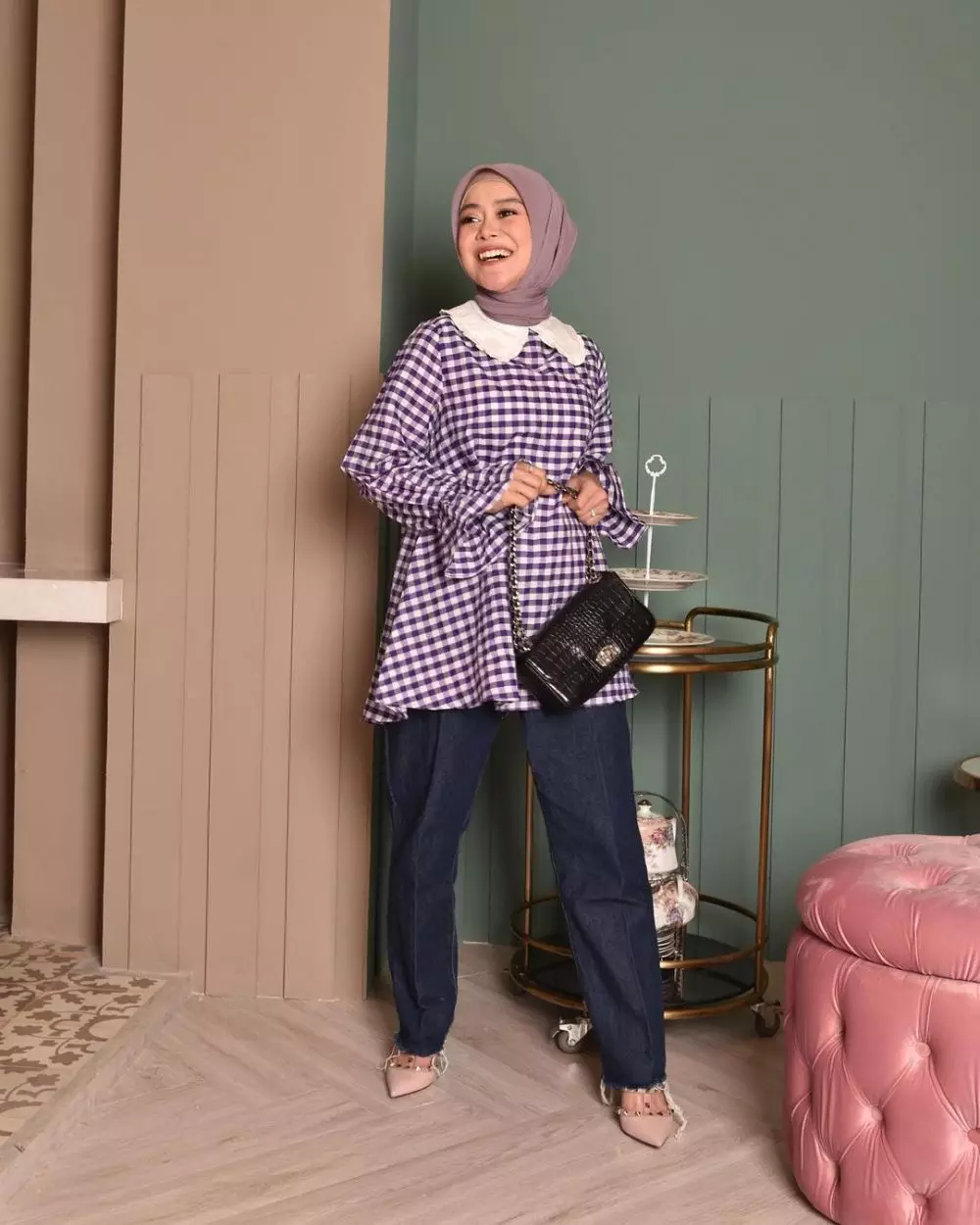 Kebiasaan Lesty saat kecil © Instagram