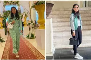 Kerap bergaya tomboi, ini 10 potret Olivia Zalianty kenakan dress