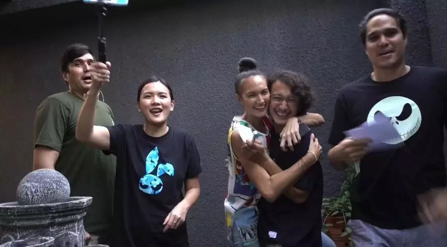 Dimas bareng Marcel dan Mischa © Instagram Dimas bareng Marcel dan Mischa © Instagram