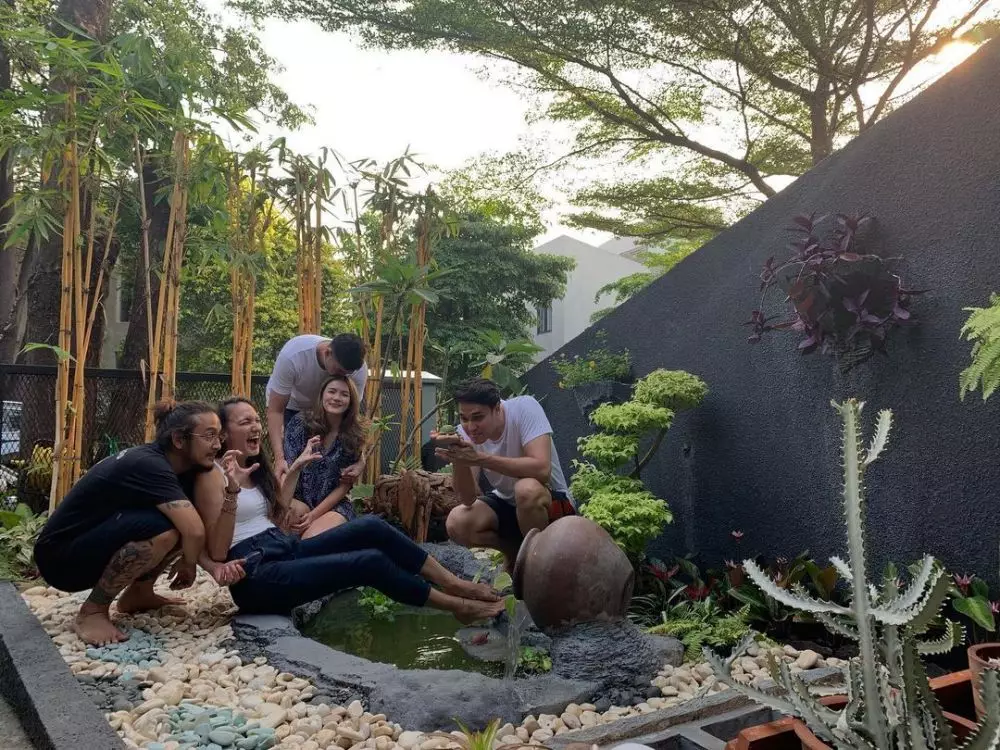 Dimas bareng Marcel dan Mischa © Instagram Dimas bareng Marcel dan Mischa © Instagram