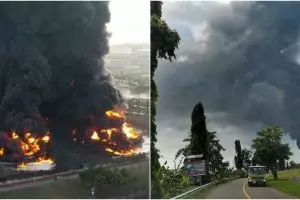 Kilang minyak Balongan Indramayu terbakar, ini 5 pernyataan Pertamina