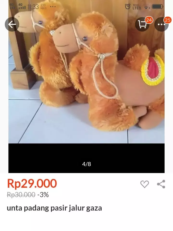 Dagangan di online shop © Twitter