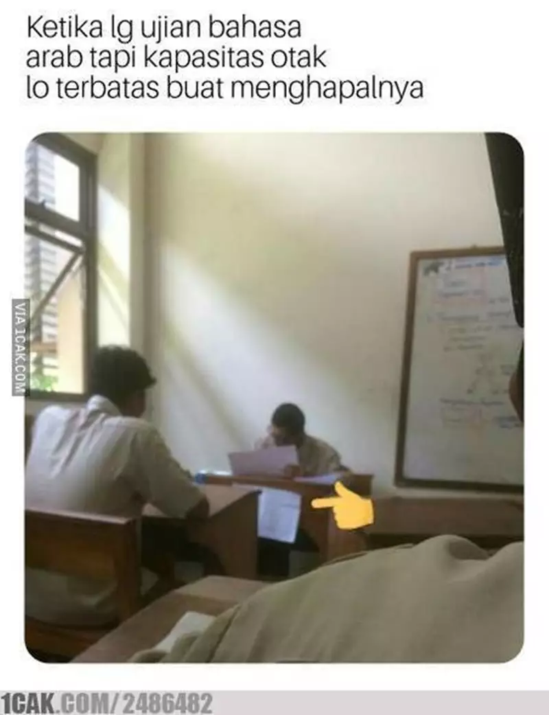 siswa hadapi ujian kocak © Berbagai Sumber
