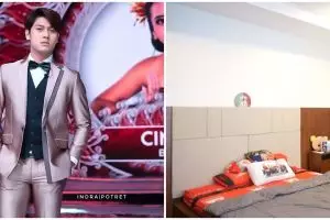 10 Potret kamar Rizky Billar, gambar di bantalnya bikin baper