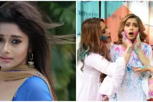 7 Momen Tina Datta 'Uttaran' rayakan festival Holi, seru abis