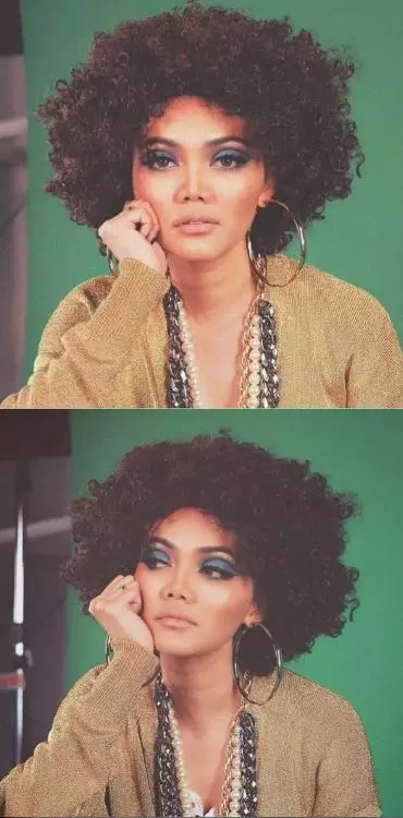 Gaya pemotretan Rina Nose dengan style 70-an Instagram © 2021 brilio.net Gaya pemotretan Rina Nose dengan style 70-an Instagram © 2021 brilio.net