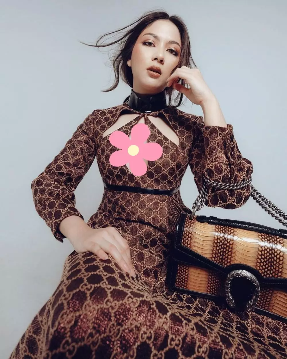 Potret Jessica Mila saat bermakeup tebal © 2021 brilio.net