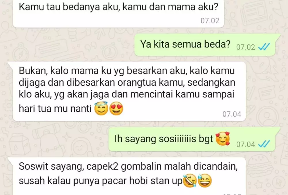 Balasan chat gombal nyeleneh Instagram