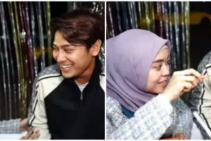 8 Momen Lesty Kejora dan Rizky Billar jajan di warung kaki lima