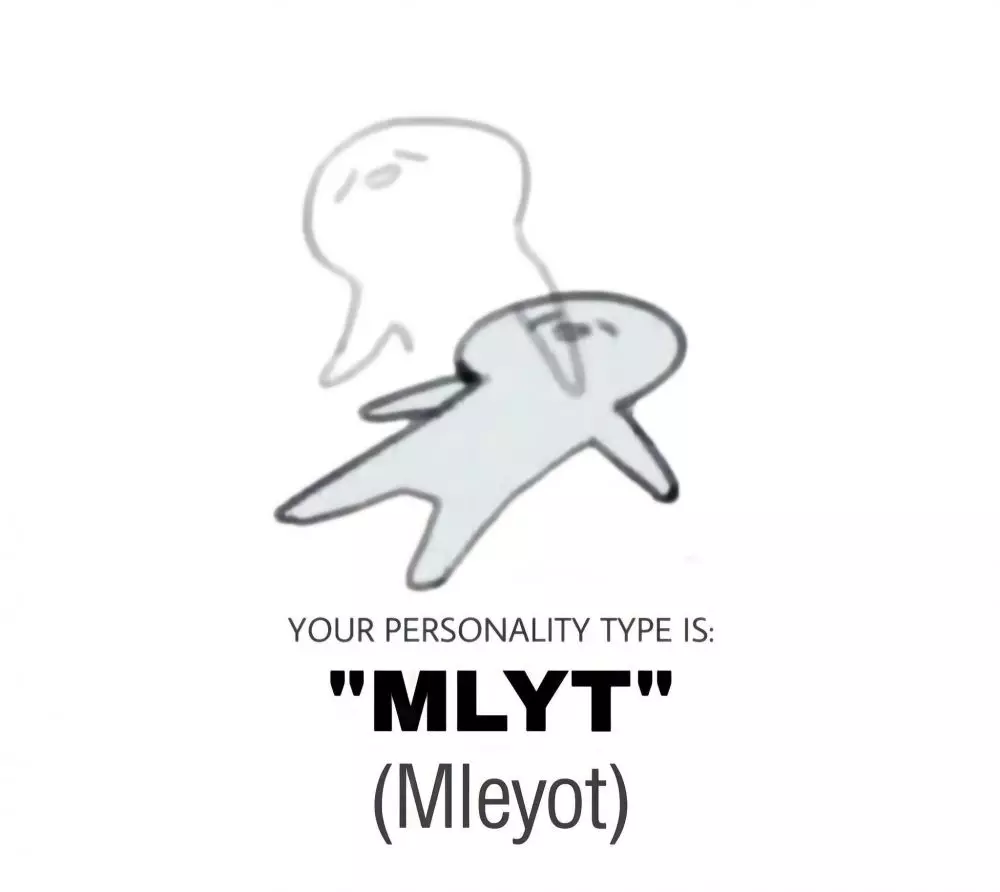 Meme kepribadian MBTI © Twitter