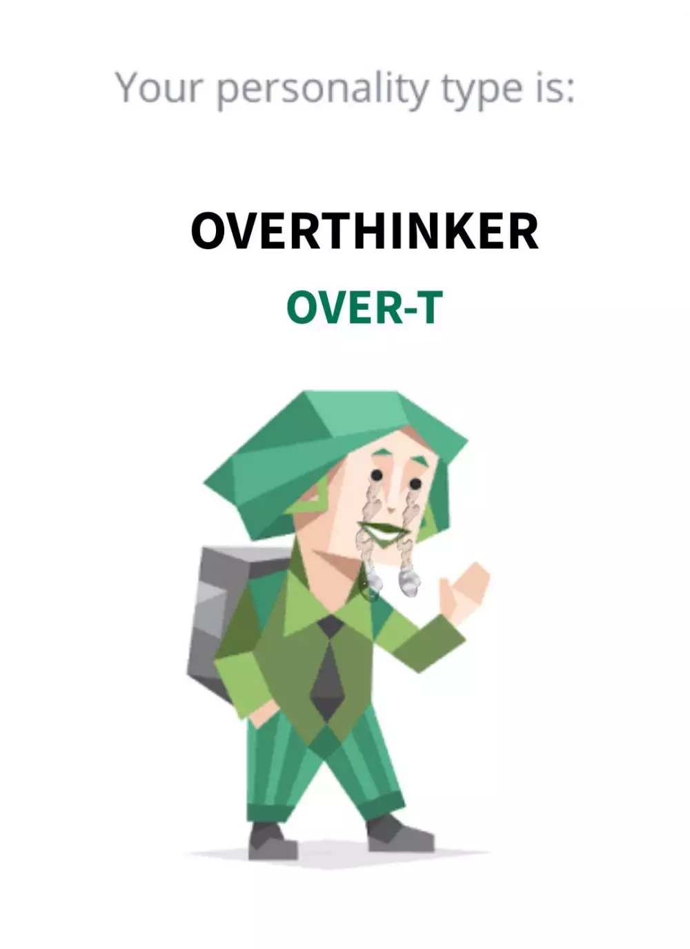 Meme kepribadian MBTI © Twitter