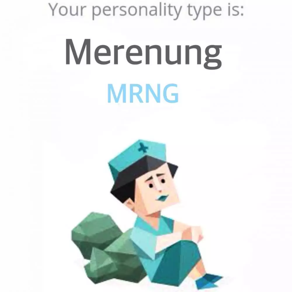 Meme kepribadian MBTI © Twitter