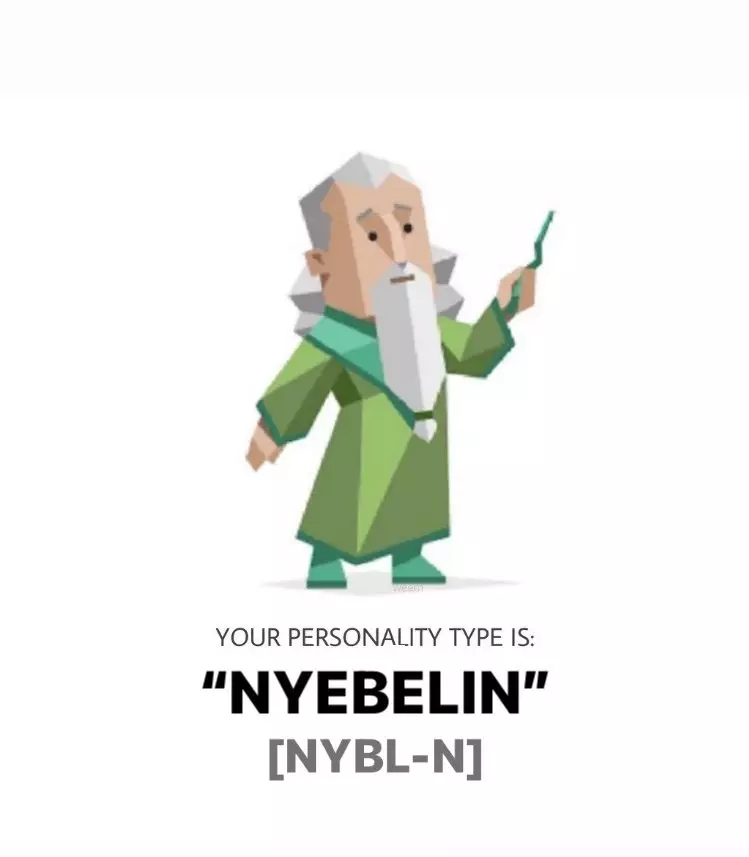 Meme kepribadian MBTI © Twitter