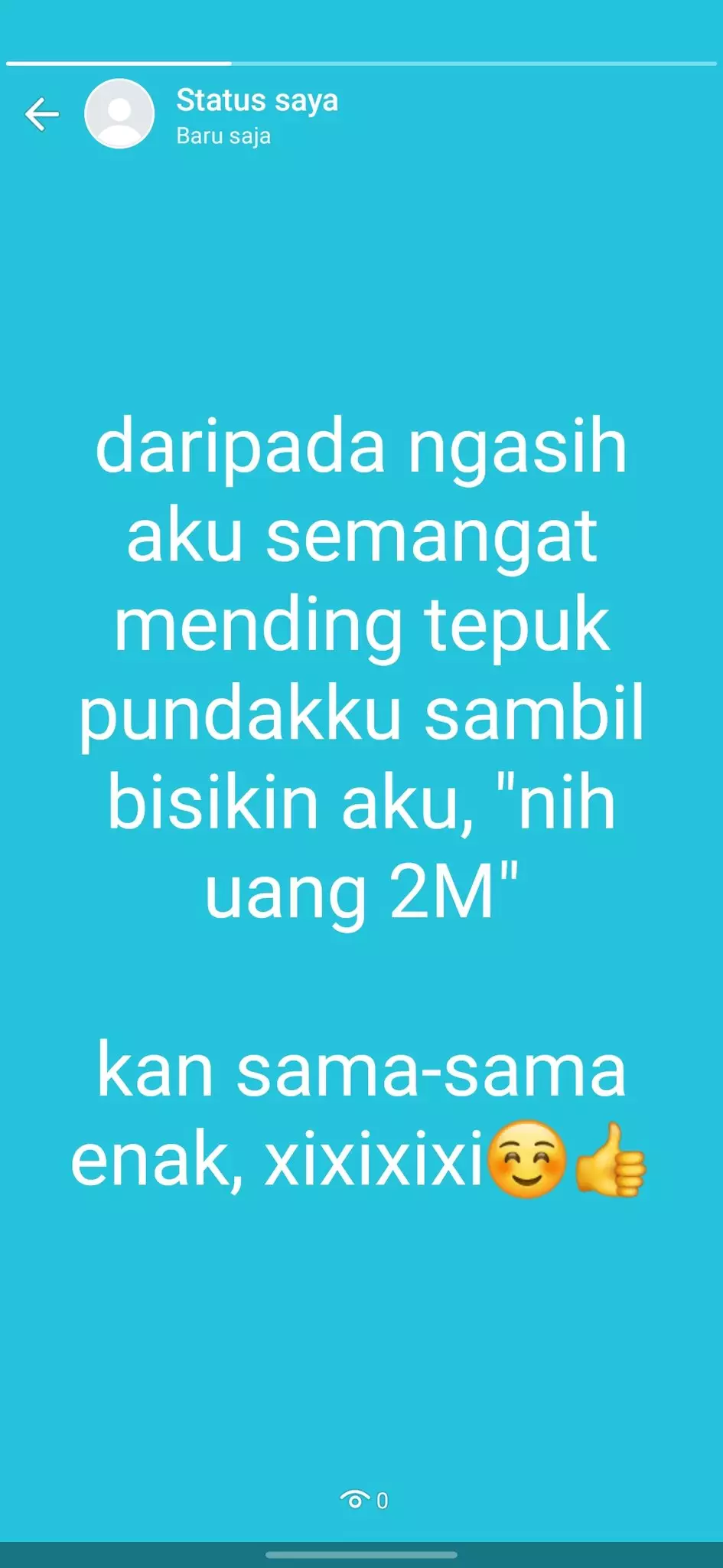 Status lucu berbagi tips © berbagai sumber