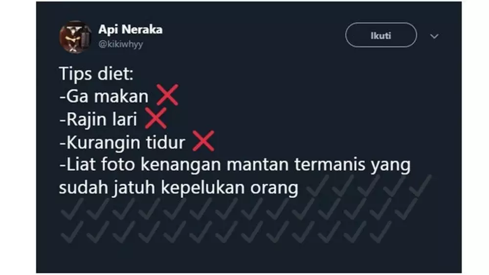 Status lucu berbagi tips © berbagai sumber