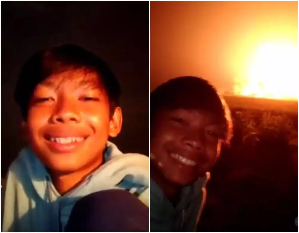 remaja hangatkan diri di dekat kebakaran kilang © 2021 brilio.net remaja hangatkan diri di dekat kebakaran kilang © 2021 brilio.net