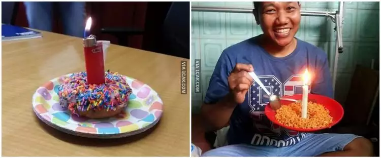 11 Penampakan kue ulang tahun untuk teman ini bikin senyum tipis