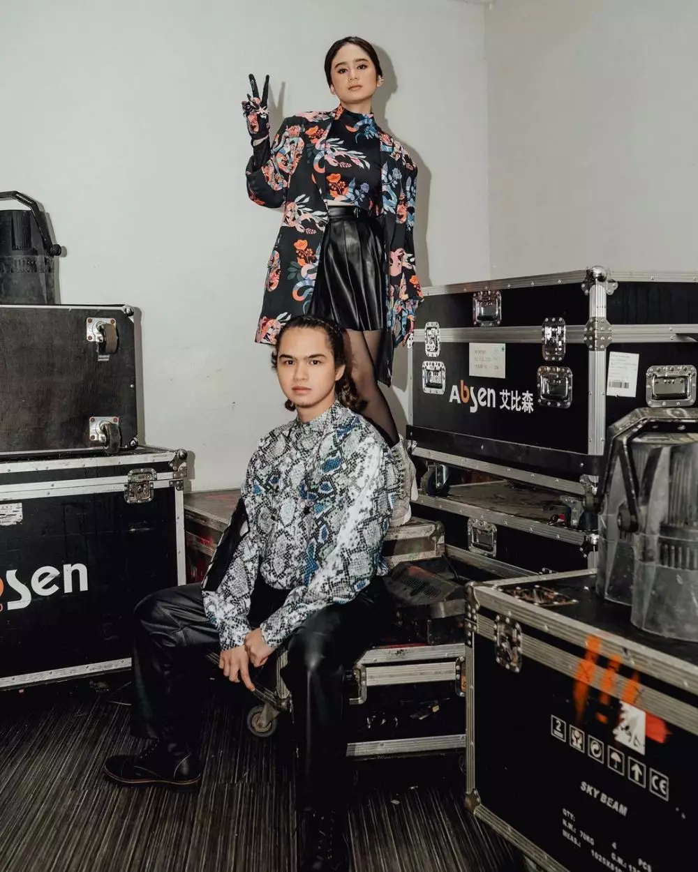 Tissa Biani dan Dul Jaelani manggung bareng © 2021 brilio.net