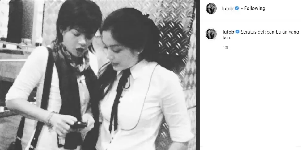 Lulu Tobing 108 bulan lalu © Instagram