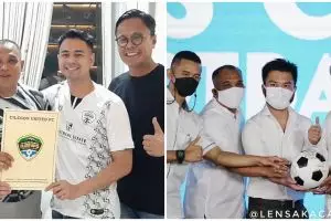 10 Momen Raffi Ahmad jadi pemilik baru Cilegon United, ubah nama klub
