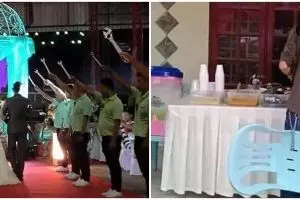 10 Aksi nyeleneh di kondangan ini bikin senyum kecut