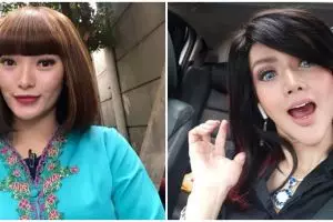 Biasa pakai wig, potret 7 seleb tunjukkan rambut aslinya ini manglingi