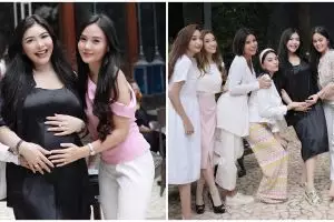 10 Potret baby shower Rica Andriani, makin meriah dihadiri sahabat