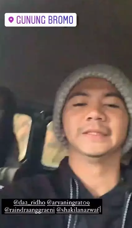 Rizki dan Ridho di Bromo © Instagram