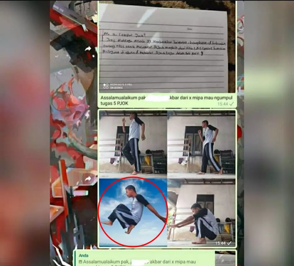 Kelakuan nyeleneh pelajar © berbagai sumber Kelakuan nyeleneh pelajar © berbagai sumber