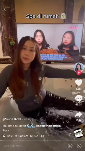 Penampakan kamar tidur Sisca Kohl Tiktok