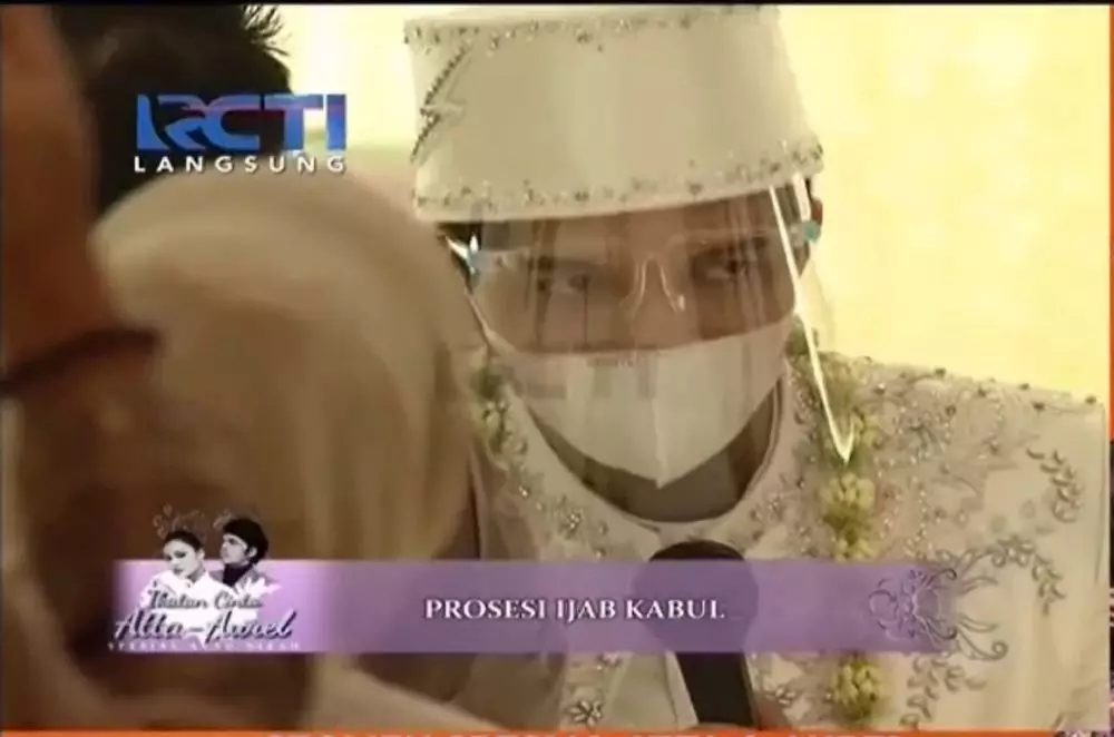 Pernikahan Atta dan Aurel © 2021 brilio.net