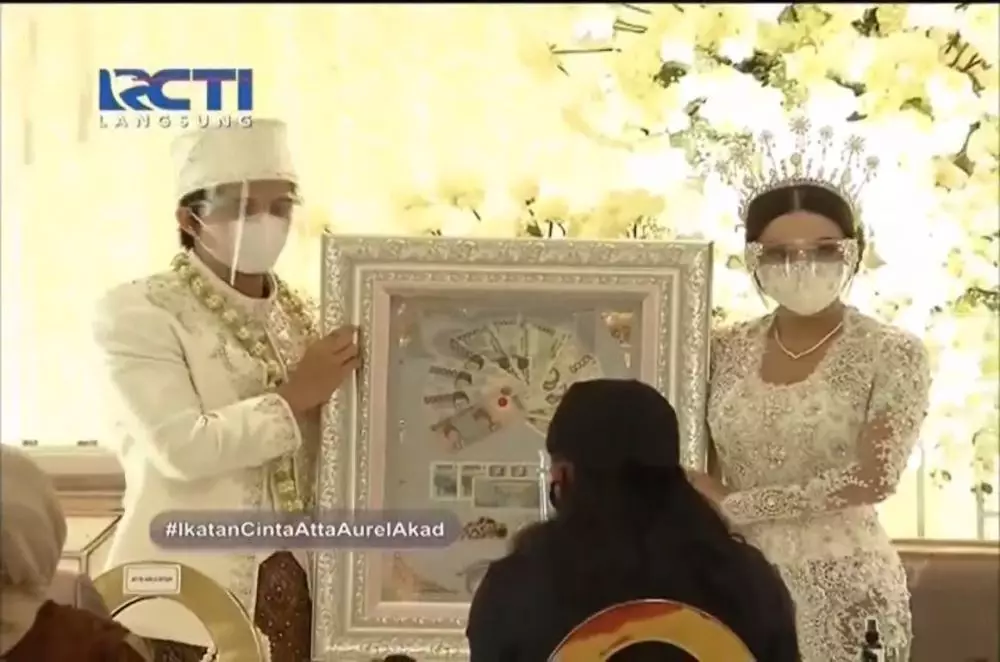 Pernikahan Atta dan Aurel © 2021 brilio.net