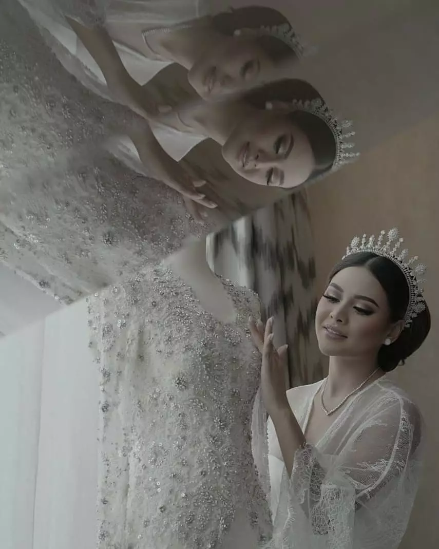 penampilan Aurel saat akad nikah © berbagai sumber penampilan Aurel saat akad nikah © berbagai sumber