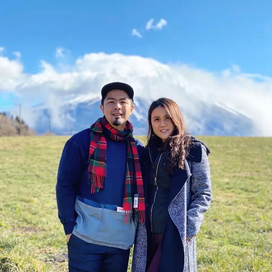 Potret mesra Bams eks Samsons dan Mikhavita Wijaya © 2021 brilio.net