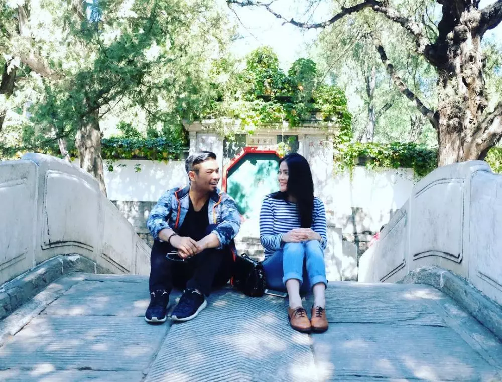 Potret mesra Bams eks Samsons dan Mikhavita Wijaya © 2021 brilio.net