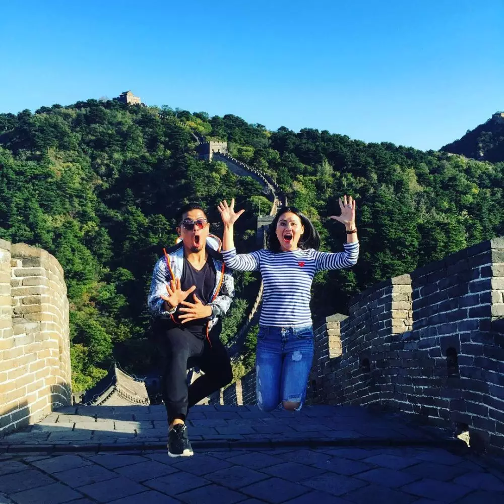 Potret mesra Bams eks Samsons dan Mikhavita Wijaya © 2021 brilio.net