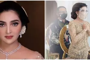 10 Gaya Ashanty di rangkaian pernikahan Aurel Hermansyah, memesona