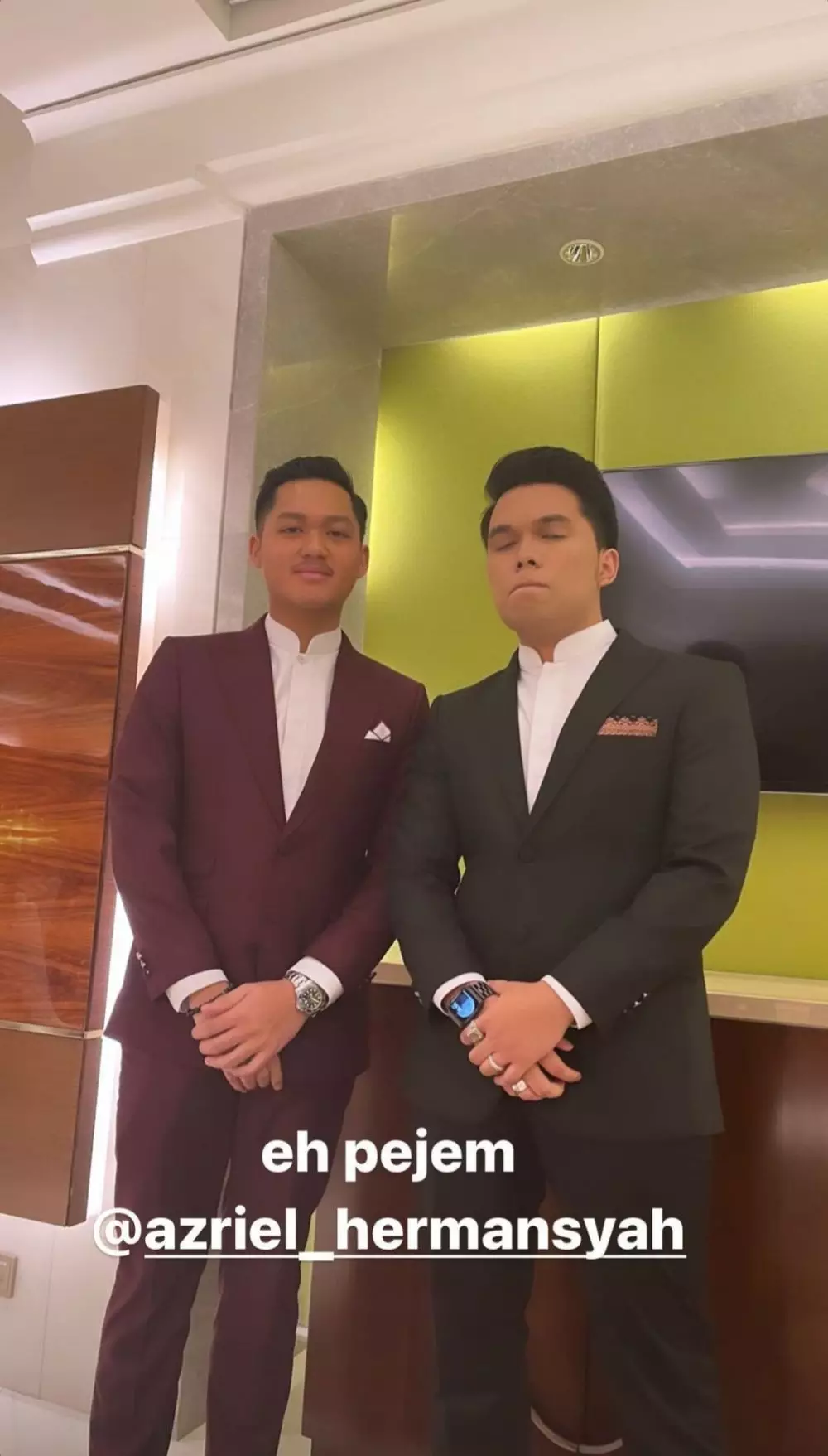 Momen kompak Azriel Hermansyah dan Thariq Halilintar © 2021 brilio.net