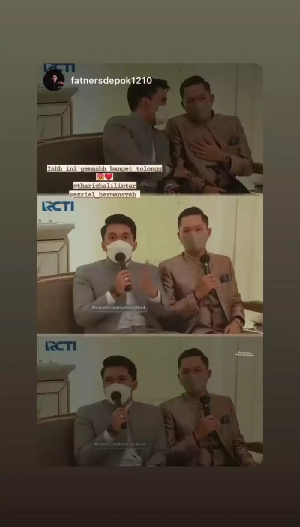 Momen kompak Azriel Hermansyah dan Thariq Halilintar © 2021 brilio.net