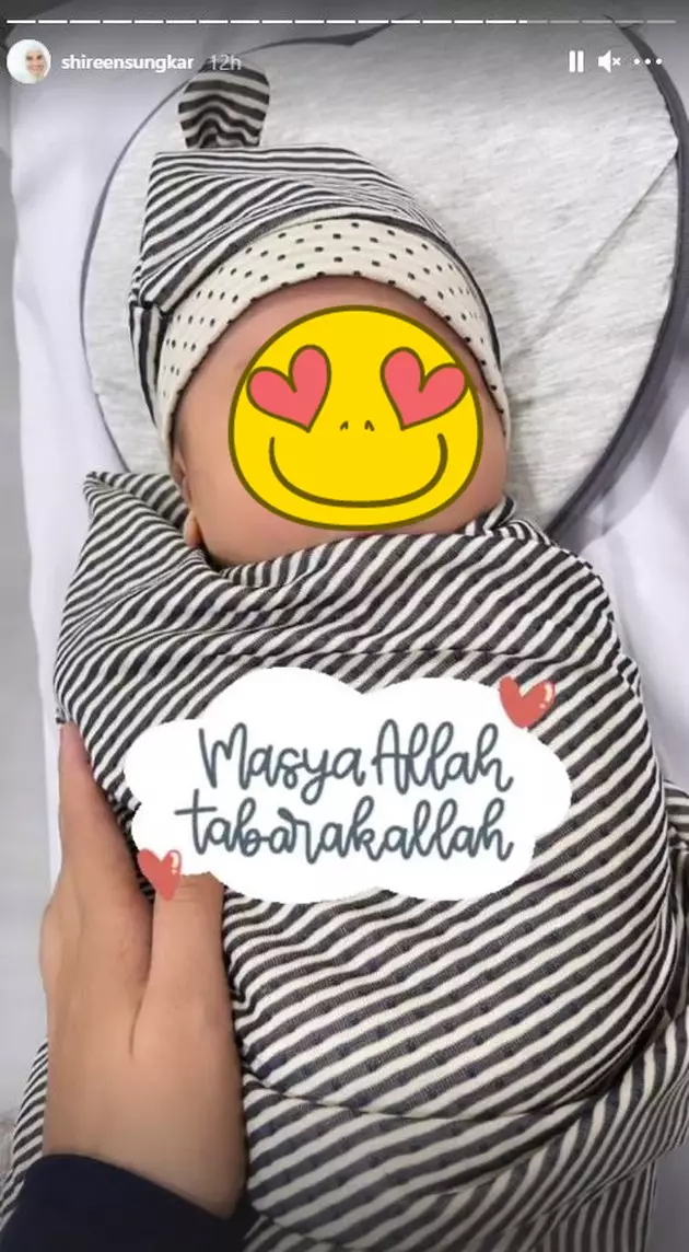 Shireen sungkar dengan keponakan baru Instagram Shireen sungkar dengan keponakan baru Instagram