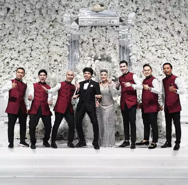 al jadi groomsmen di nikahan atta Instagram