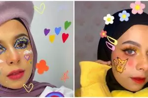 10 Potret Dilla Jaidi, adik Fadil Jaidi yang hobi makeup