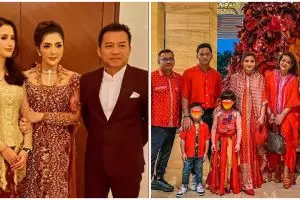 10 Momen hangat Sarah Menzel dengan keluarga Azriel Hermansyah