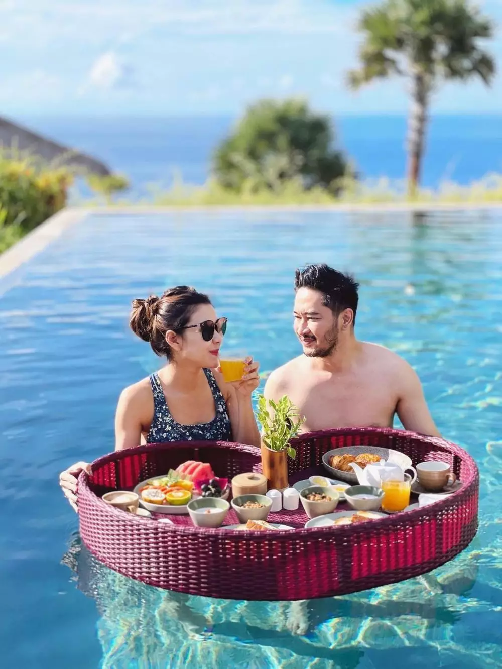 Syahnaz dan jeje liburan ke bali Instagram