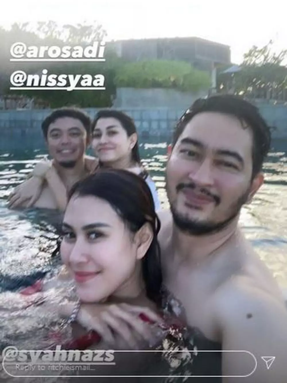 Syahnaz dan jeje liburan ke bali Instagram