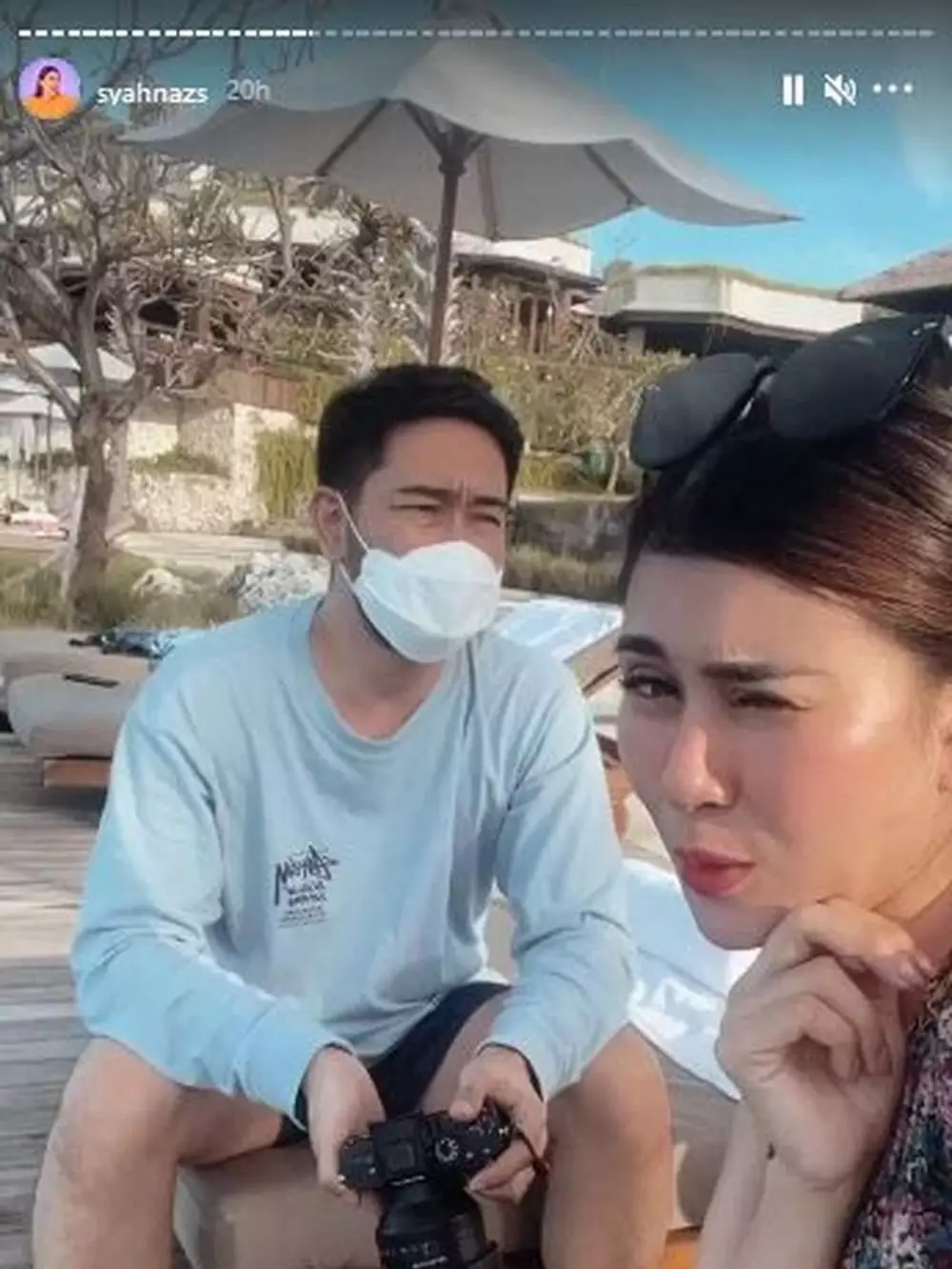 Syahnaz dan jeje liburan ke bali Instagram