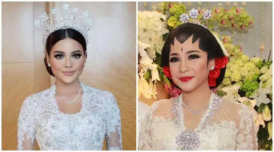 Nagita dan Aurel kembaran kalung nikah © 2021 brilio.net